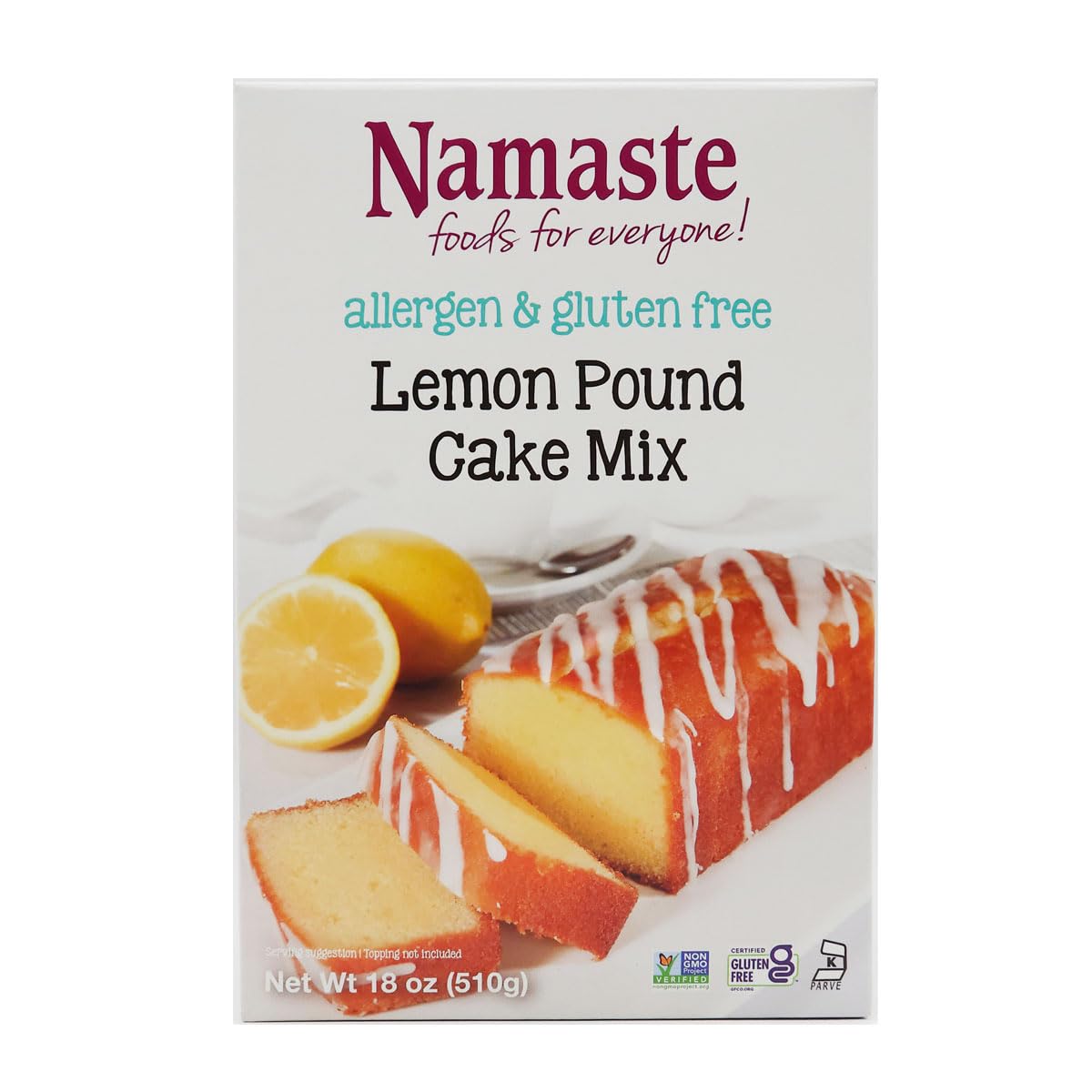 Amazon.com: Namaste Foods Gluten Free Lemon Poundcake Mix, 18 oz.